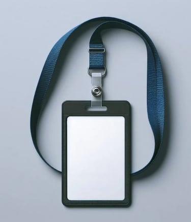 Porte-badges personnalisés