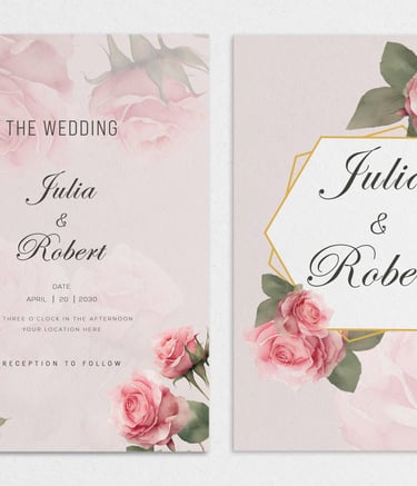 Faire-part de mariage