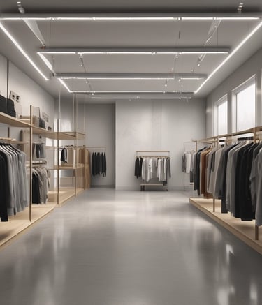 Architectural blueprint spread on a wooden table with measuring tools.