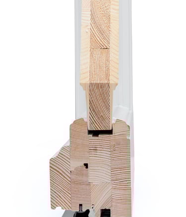 fenêtres et portes en bois lamellé-collé