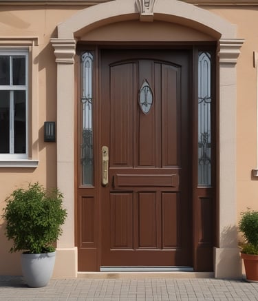 Close-up of a car key and insurance policy on a desk.