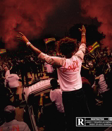 Pochette de Propagande, single supertrap de Dodji, rappeur du FR Eastsyde