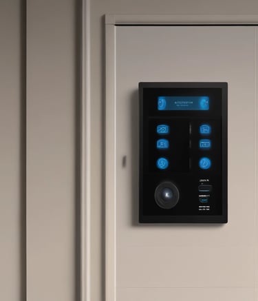 Novus Technologies installed and commissioned video door phone system for a residential project