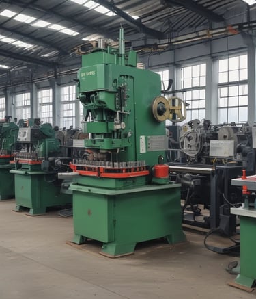 Close-up of a custom industrial machine part designed in SolidWorks.