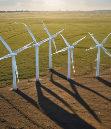 Irrigation systems efficiently distributing water across a verdant landscape.