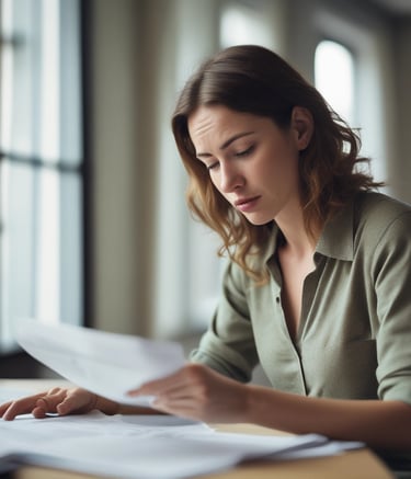 A consultant explaining credit strategy with charts to a client.