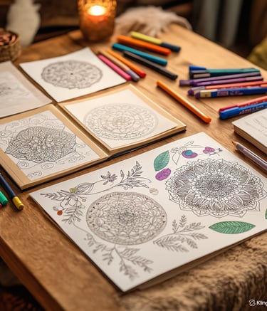 Healing printables and coloring tools designed for emotional growth.
