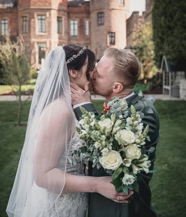 Wedding photographer working during ceremony in Leeds – documentary wedding photography by The Weddi