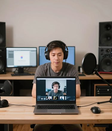Branded merchandise displayed on a wooden table with natural lighting.