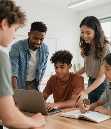 A close-up of hands packaging charitable concierge service materials.
