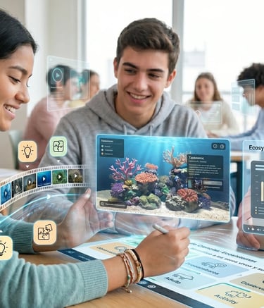 Secuencia didáctica multimedia con actividades interactivas y diseño accesible