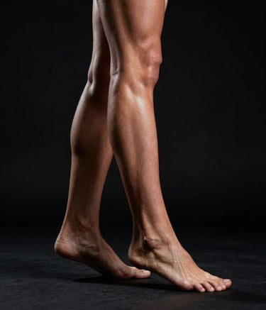 Four friends celebrating on rocky terrain outdoors