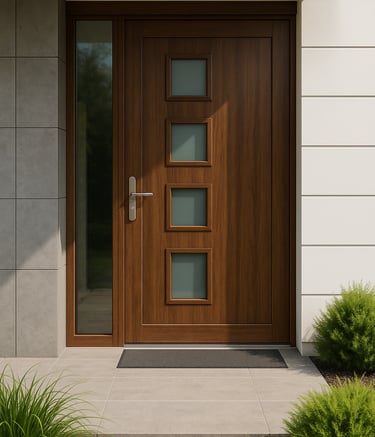 puerta pvc roble dorado cee