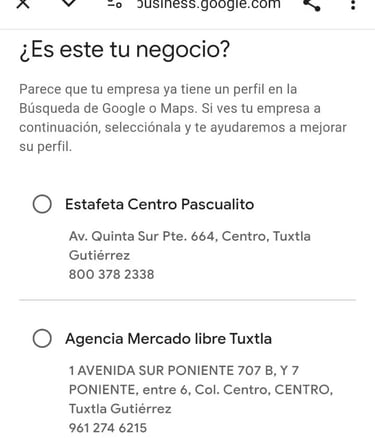 reclamar negocio google maps