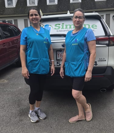 Simone Cleaning Services team in Lowell, MA – Simone and her mother working together to provide trus