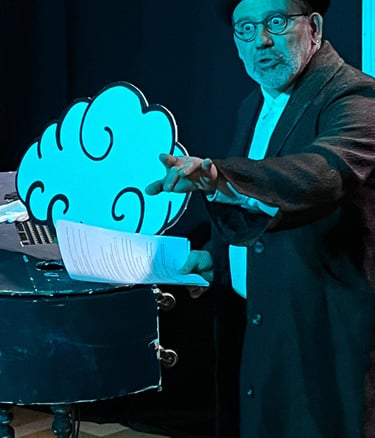 Jean-Philippe DE OLIVEIRA dans Monsieur Satie l'homme qui avait un petit piano dans la tête. Lecture