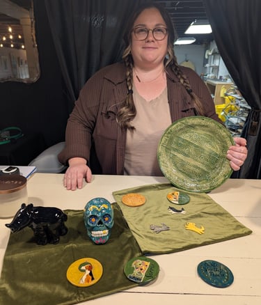 beagles, hand made beagle ornaments, personalized gifts, atelier 