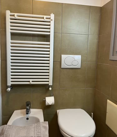 Bagno camera singola Hotel Aurora Colico