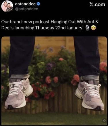 screenshot of the tweet published by the duo on X