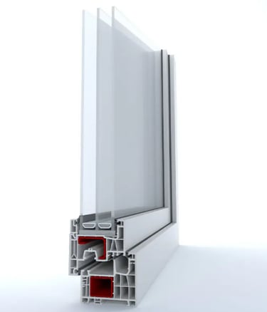 a window frame with a wooden frame and a wooden frame