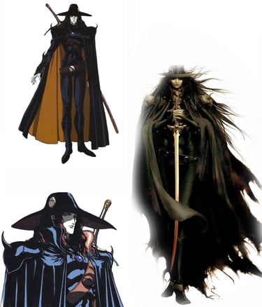 D / The Dunpeal: different apperances | Vampire Hunter D