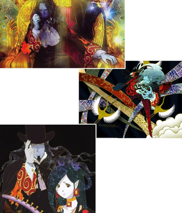 The Count of Monte Cristo / Edmond Dantès: different apperances | Gankutsuou