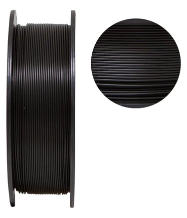 Filamento De Impressora 3d Pet-g 1,75mm 1kg Preto Preto