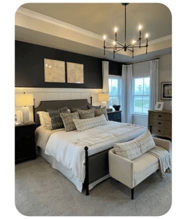Freshly cleaned Airbnb bedroom by SparkEaseCleaning