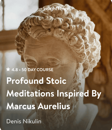 Listen on InsightTimer! Meditations By Marcus Aurelius: 25 Guided Meditation Scripts Ready To Practi