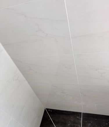 shower restoration, re-grouting