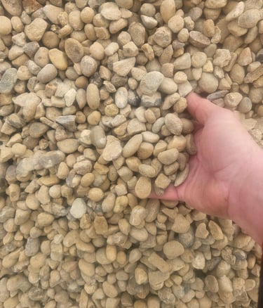 1 inch river rock