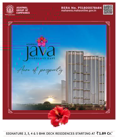 AGARWAL JAVA, AGARWAL FLORESTA JAVA, MALAD EAST, GOREGAON EAST, UPPER GOVIND NAGAR