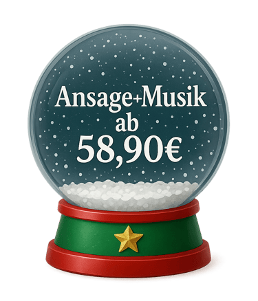 Telefonansagen für die Feiertage, Weihnachtsurlaub, Betriebsferien.