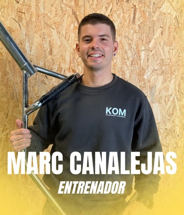 Marc Canalejas entrenador personal KOM Granollers