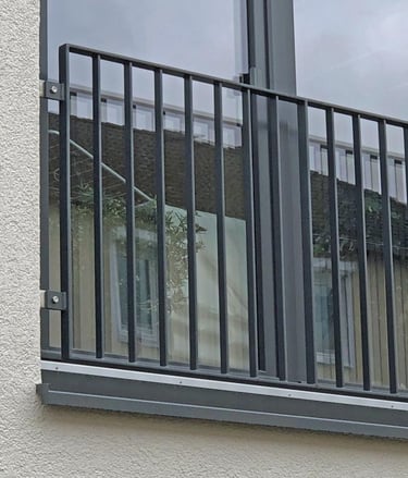 Fenstergitter aus Flachstahl