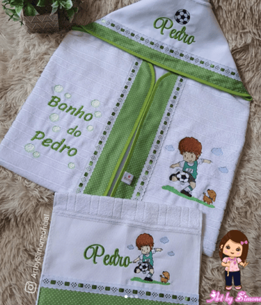 Toalha de banho personalizada