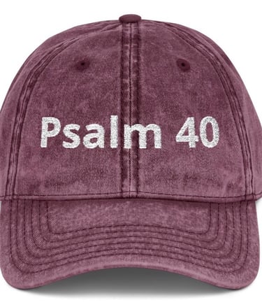 Psalm 40 Ball Cap