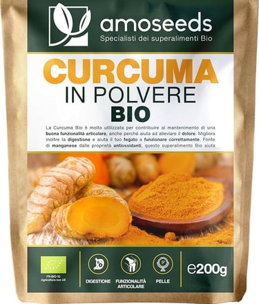 Amoseed curcuma in polvere bio