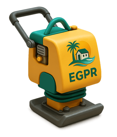 a yellow and green toy with a green lawn mower