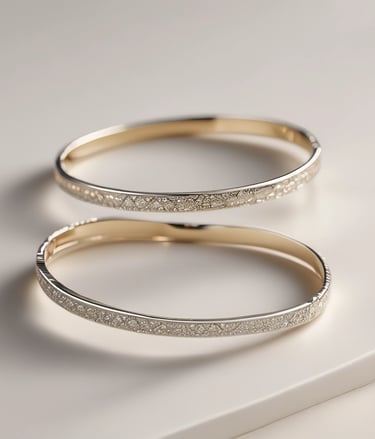 Close-up of a delicate Swiss-made ring resting on cream-colored fabric with soft natural light.