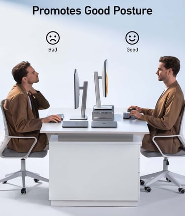 Singularity-India-LUMI-Monitor-Arm-keyboard