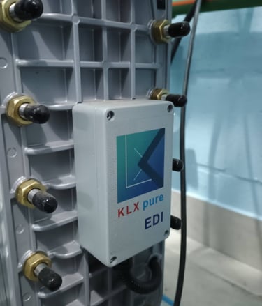 EDI: tecnología que produce agua ultrapura, sin químicos y lista para laboratorios.