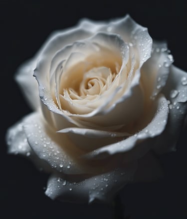 red rose with green leaves