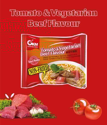 Montage photo de marque alimentaire pour une marque de Noodle