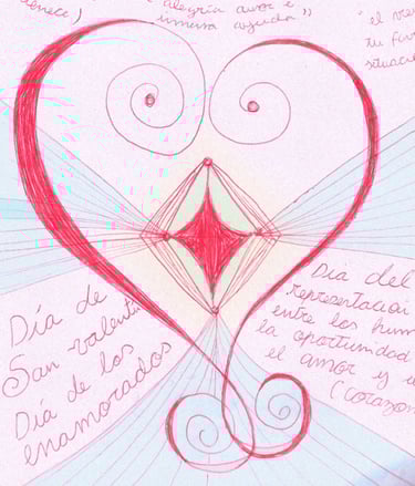 dibujo sobre el amor