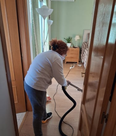 Limpieza de mantenimiento en vivienda