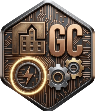GC Power Design Architectural Sign Company Serving The California Bay Area Logo