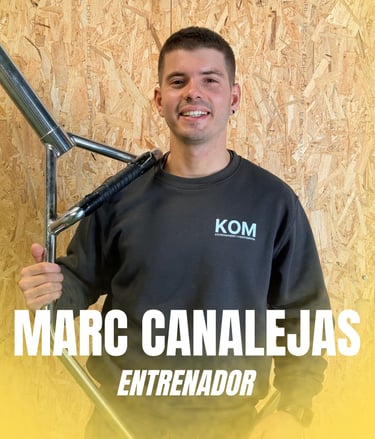 Marc Canalejas entrenador personal KOM Granollers
