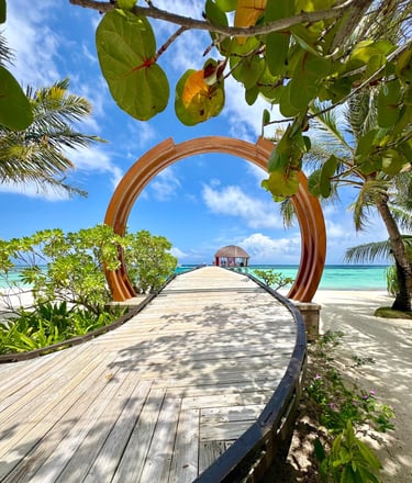 Ozen Life Maadhoo Maldives arrival jetty