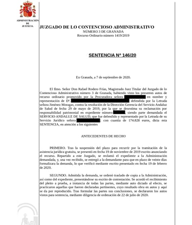 Condena de 25.000 € por retraso en una intervención urgente